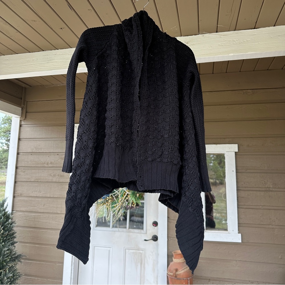 Lucky Brand - Knit Cardigan - Black - XS